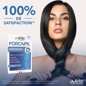 Arkopharma Forcapil Fortifiant Cheveux Ongles Force Vitalite Brillance 180 Gelules 2