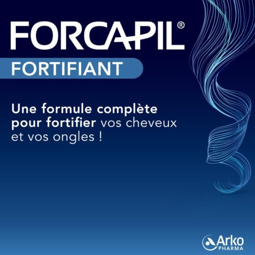 Arkopharma Forcapil Fortifiant Cheveux Ongles Force Vitalite Brillance 180 Gelules 5