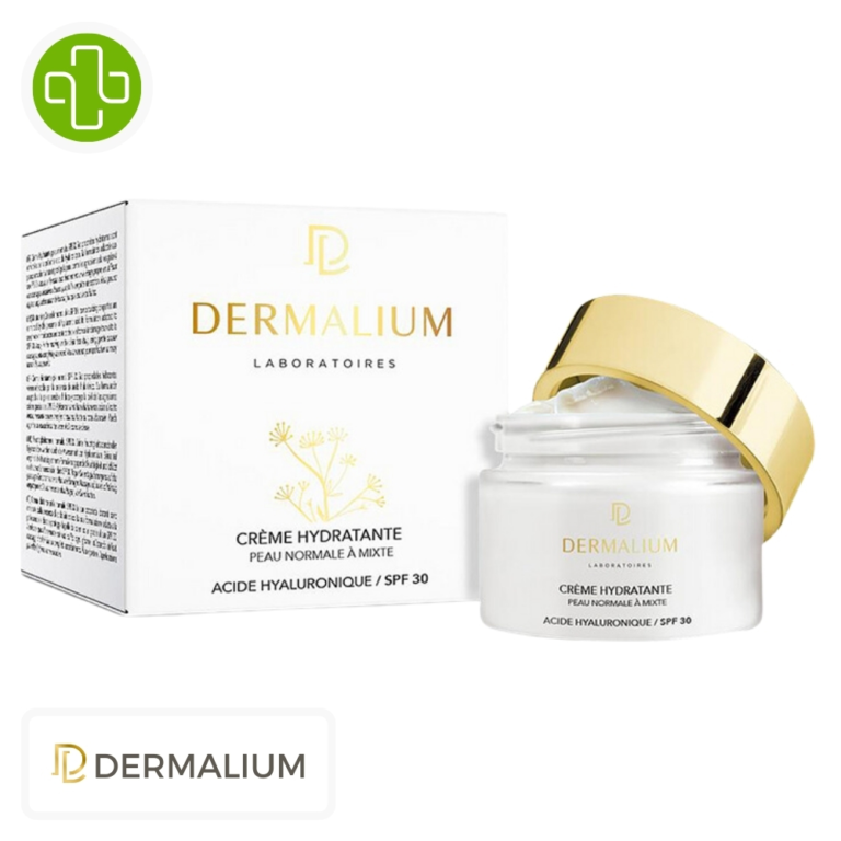 Dermalium crème hydratante spf30 50ml