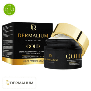 Dermalium Gold Creme Regenaratrice Cellulaire Anti Age De Nuit 50ml