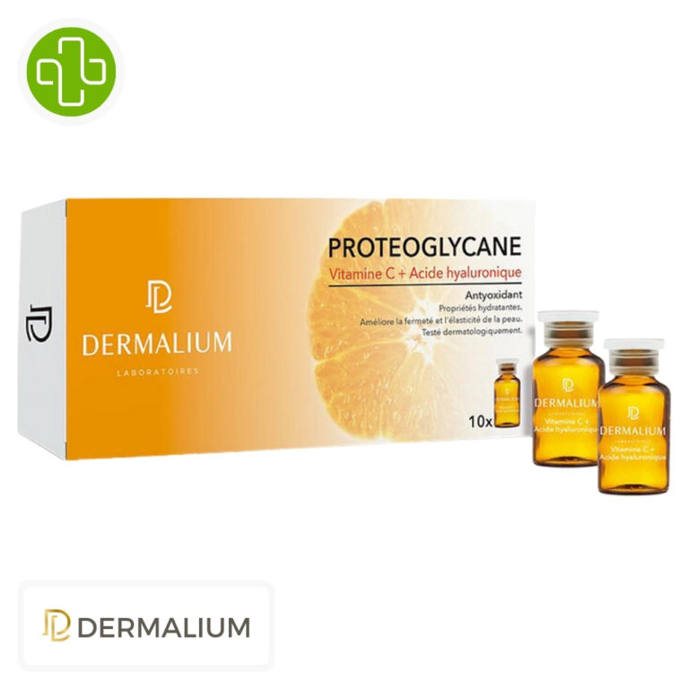 Dermalium proteoglycane vitamine c + acide hyaluronique 10x ampoules