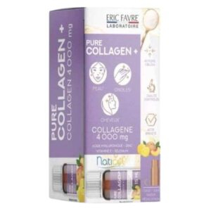 Eric Favre Pure Collagen Saveur Peche Citron Ampoules 10x15ml