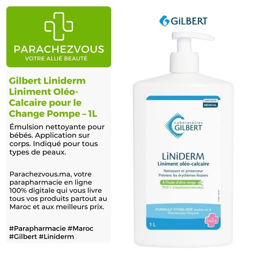Gilbert Liniderm Liniment Oléo-Calcaire Pour Le Change Pompe - 1L