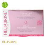 Produit de la marque Héliabrine Ampoules au Collagène Marin Repulpantes & Raffermissantes - 24 ampoules sur un fond blanc avec un logo Parachezvous et celui de de la marque Héliabrine