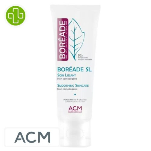 Produit de la marque ACM Boréade SL Soin Lissant - 40ml sur un fond blanc avec un logo Parachezvous et celui de de la marque ACM