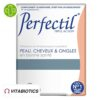 Produit de la marque Vitabiotics Perfectil Triple Active Peau, Cheveux & Ongles - 30 comprimés sur un fond blanc avec un logo Parachezvous et celui de de la marque Vitabiotics