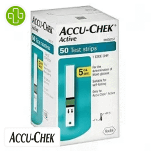 Accu Chek Active Bandelettes Test De Glycemie 50u