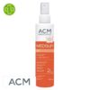 Produit de la marque ACM Medisun Spray Solaire Spf50 - 200ml sur un fond blanc avec un logo Parachezvous et celui de de la marque ACM