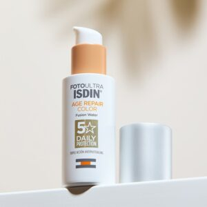 Isdin Fotoultra Age Repair Color Fusion Water Solaire Teinte Anti Age Spf50 50ml 3
