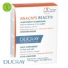 Produit de la marque Ducray Anacaps Reactiv Complément Cheveux & Ongles Force, Résistance & Volume - 30 Capsules sur un fond blanc avec un logo Parachezvous et celui de la marque DUCRAY