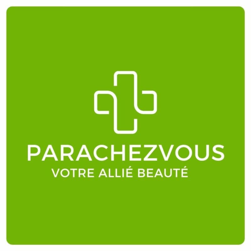 Logo de la parapharmacie en ligne au Maroc Parachezvous sur un fond vert carré