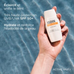 Isdin Fotoultra 100 Active Unify Solaire Depigmentant Spf50 50ml 6