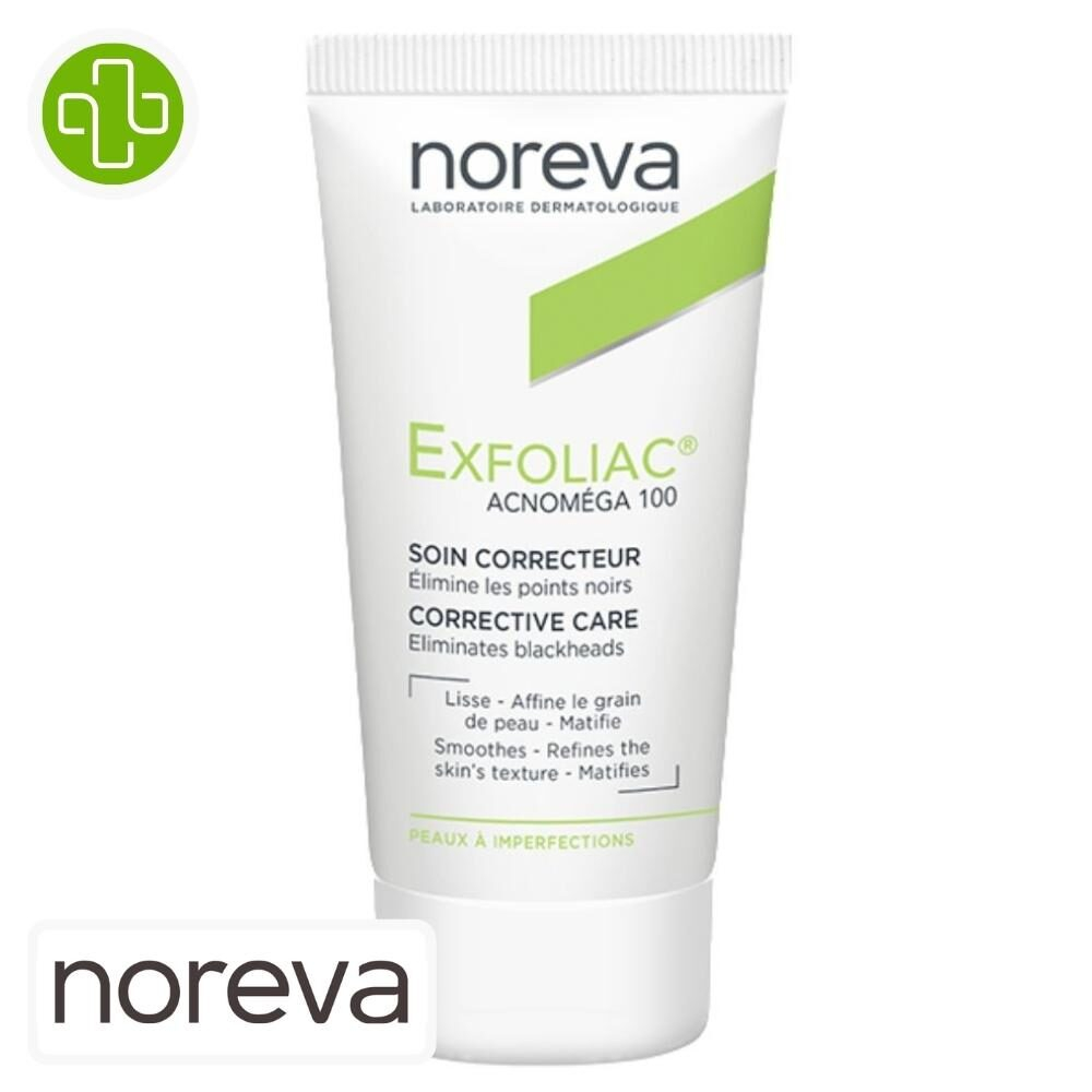 Noreva Exfoliac Acnomega 100 Soin Correcteur Points Noirs 30ml