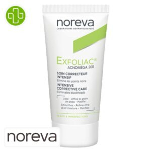 Noreva Exfoliac Acnomega 200 Soin Correcteur Intensif Points Noirs 30ml