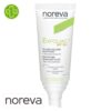 Produit de la marque Noreva Exfoliac Fluide Solaire Matifiant Invisible Spf50 - 40ml sur un fond blanc avec un logo Parachezvous et celui de de la marque Noreva