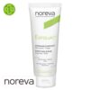 Produit de la marque Noreva Exfoliac Gommage Purifiant - 50ml sur un fond blanc avec un logo Parachezvous et celui de de la marque Noreva