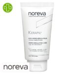 Produit de la marque Noreva Kerapil Soin Dermo-Régulateur - 75ml sur un fond blanc avec un logo Parachezvous et celui de de la marque Noreva