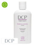 Produit de la marque DCP Pruritus-Control Lotion Anti-Démangeaisons Cutanées – 200ml sur un fond blanc avec un logo Parachezvous et celui de de la marque DCP