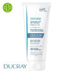 Produit de la marque Ducray Dexyane Baume Émollient Anti-Grattage - 200ml sur un fond blanc avec un logo Parachezvous et celui de la marque DUCRAY