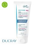 Produit de la marque Ducray Dexyane MeD Crème Réparatrice Apaisante - 100ml sur un fond blanc avec un logo Parachezvous et celui de la marque DUCRAY