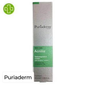 Puriaderm Acnilia Creme Seboregulatrice 40ml