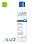 Produit de la marque Uriage Xémose Brume SOS Anti-Grattage – 200ml sur un fond blanc avec un logo Parachezvous et celui de de la marque Uriage