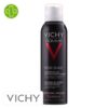 Produit de la marque Vichy Homme Sensi Shave Mousse de Rasage Anti-Irritations - 200ml sur un fond blanc avec un logo Parachezvous et celui de de la marque Vichy