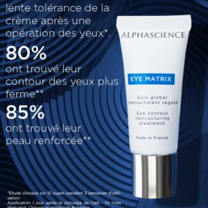 Alphascience Eye Matrix Soin Global Restructurant Regard 15ml 6