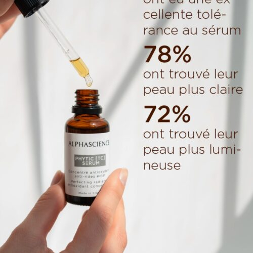 Alphascience Phytic Tc Serum Concentre Antioxydant Anti Rides Eclat 30ml 5