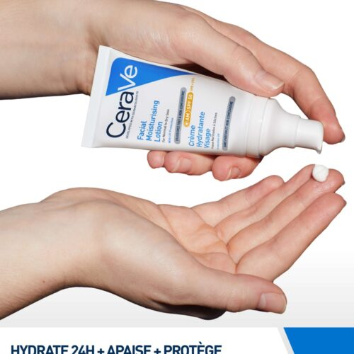 Cerave Creme Hydratante Visage Peau Normale A Seche Spf50 52ml 2