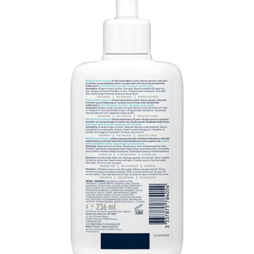 Cerave Gel Moussant Nettoyant Anti Imperfections Peau A Tendance Acneique 236ml 3