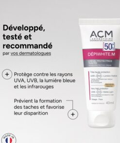 Acm Depiwhite M Teintee Creme Protectrice Spf50 40ml 4