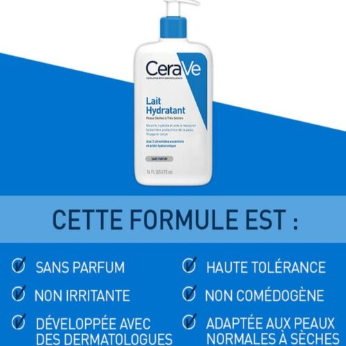 Cerave Lait Hydratant Peau Seche A Tres Seche 236ml 6
