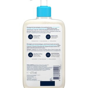 Cerave Sa Gel Nettoyant Anti Rugosites Peau Seche Rugueuse Squameuse 236ml 5