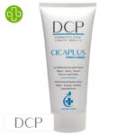 Produit de la marque DCP Cicaplus Lait Réparateur Aseptisant - 200ml sur un fond blanc avec un logo Parachezvous et celui de de la marque DCP