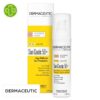 Produit de la marque Dermaceutic Sun Ceutic Protection Solaire Anti-Âge Teinté Spf50 - 50ml sur un fond blanc avec un logo Parachezvous et celui de de la marque Dermaceutic