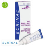 Produit de la marque Ecrinal Gel Émollient Cuticules - 10ml sur un fond blanc avec un logo Parachezvous et celui de de la marque Ecrinal