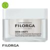 Produit de la marque Filorga Skin-Unify Crème Uniformisante Illuminatrice - 50ml sur un fond blanc avec un logo Parachezvous et celui de de la marque Filorga