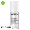 Produit de la marque Filorga Skin-Unify Intensive Sérum Uniformisant Illuminateur - 30ml sur un fond blanc avec un logo Parachezvous et celui de de la marque Filorga