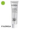 Produit de la marque Filorga UV-Defence Soin Solaire Urbain Spf50 Jeunesse + Taches - 40ml sur un fond blanc avec un logo Parachezvous et celui de de la marque Filorga