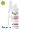 Produit de la marque Eucerin Anti-Pigment Sérum Éclat Perfecteur de Peau - 30ml sur un fond blanc avec un logo Parachezvous et celui de de la marque Eucerin