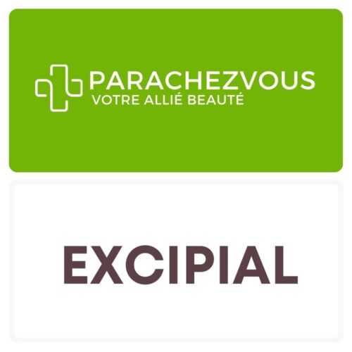 Logo de la marque excipial maroc et celui de la parapharmacie en ligne parachezvous