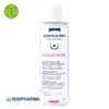 Produit de la marque Isispharma Ruboril-Aqua Solution Micellaire Démaquillante Apaisante – 250ml sur un fond blanc avec un logo Parachezvous et celui de de la marque Isispharma