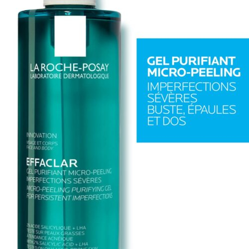 La Roche Posay Effaclar Gel Purifiant Micro Peeling Imperfections Severes 400ml 4