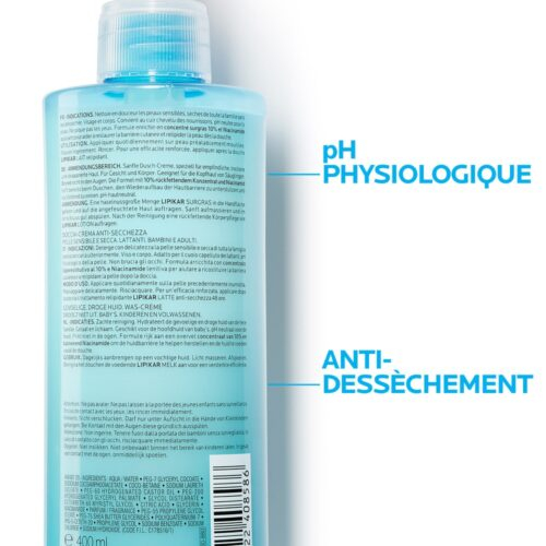 La Roche Posay Lipikar Surgas Creme Lavante 400ml 3