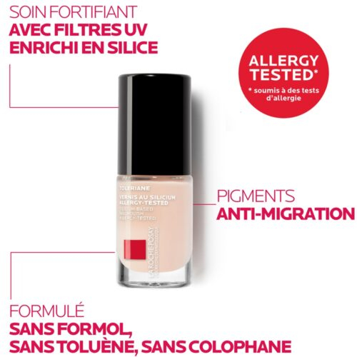 La Roche Posay Toleriane Vernis A Ongles Au Silicium Rose 6ml 2