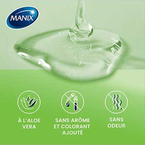 Manix Gel Lubrifiant Aquaaloe Douceur Extreme 80ml 5