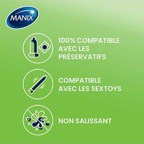 Manix Gel Lubrifiant Aquaaloe Douceur Extreme 80ml 6