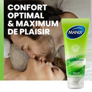 Manix Gel Lubrifiant Aquaaloe Douceur Extreme 80ml 7