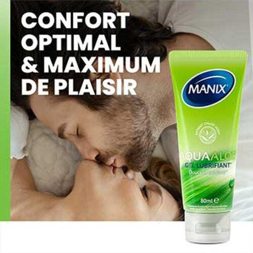 Manix Gel Lubrifiant Aquaaloe Douceur Extreme 80ml 7